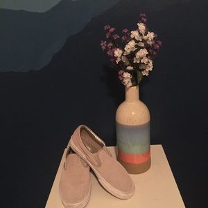 Women's suede slip on Vans size 9